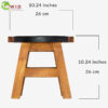 children's wooden stool measurements uk