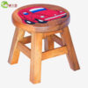 children's wooden stool car red uk