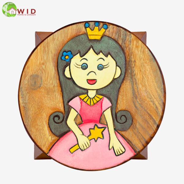 children's wooden stool Princess uk