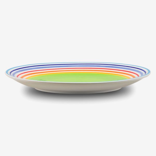 Rainbow dinner plate large
