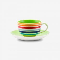 Rainbow small cup saucer