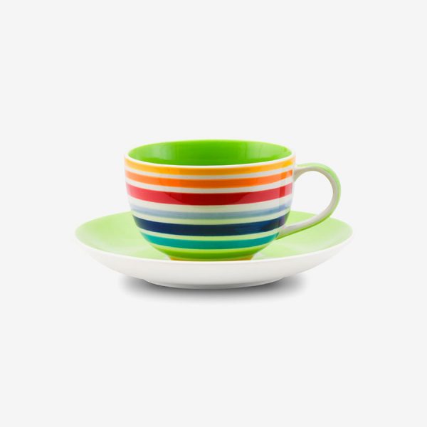 Rainbow small cup saucer