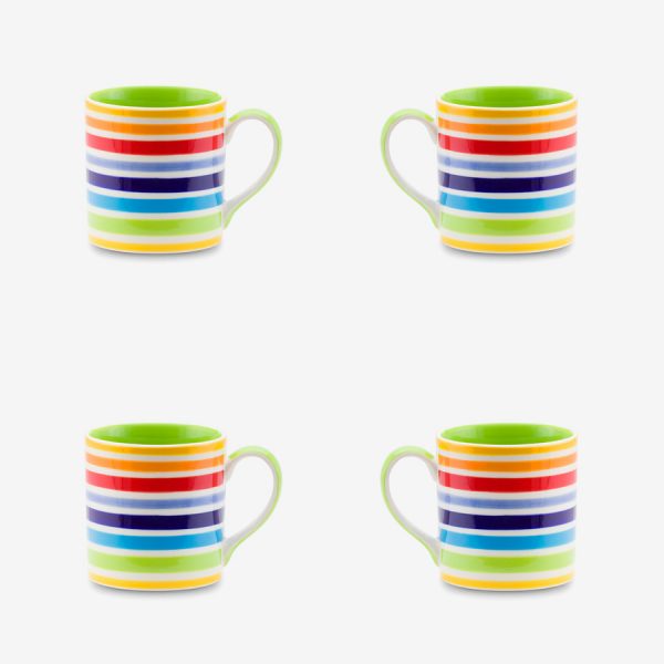 Rainbow mug 8oz pack x 4