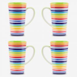 Rainbow Mug 17oz x 4