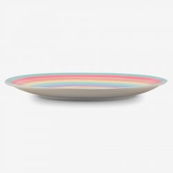 Rainbow Dinner plate Pastel