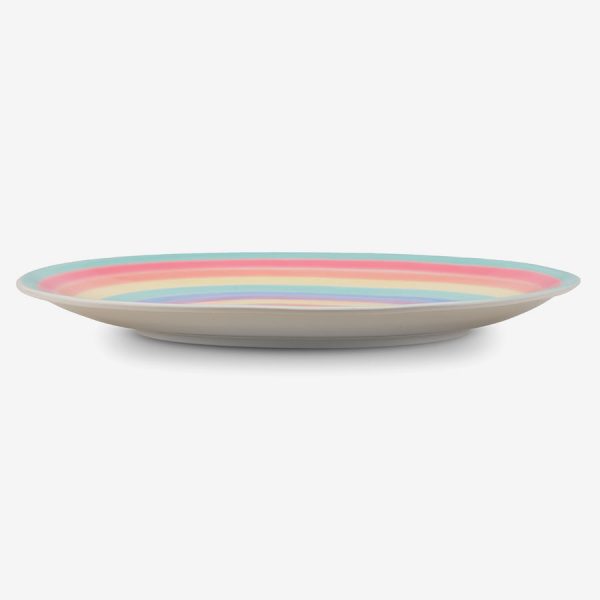 Rainbow Dinner plate Pastel