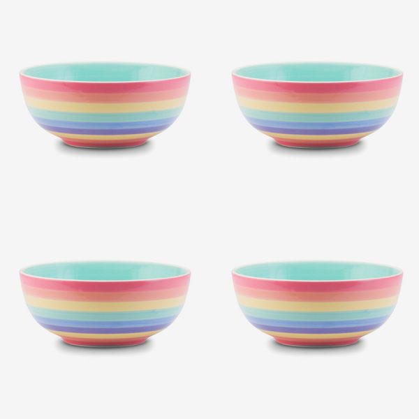 Rainbow Bowl Pastel x 4