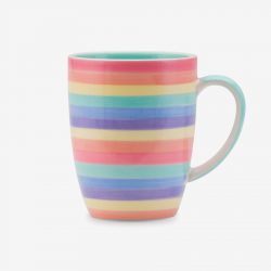 Rainbow mug 10oz Pastel