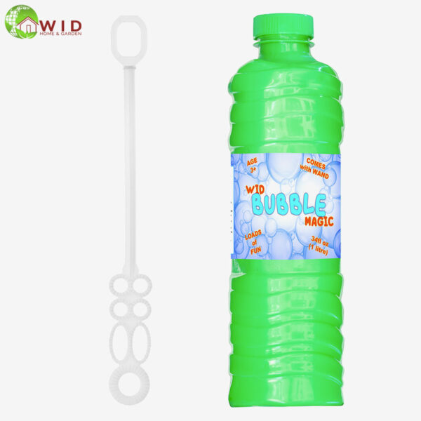 1 ltr bubble solution bottle with wand