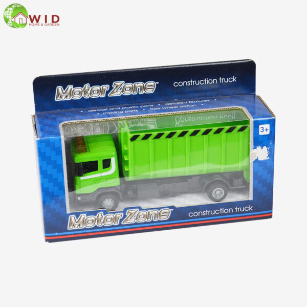 green construction truck