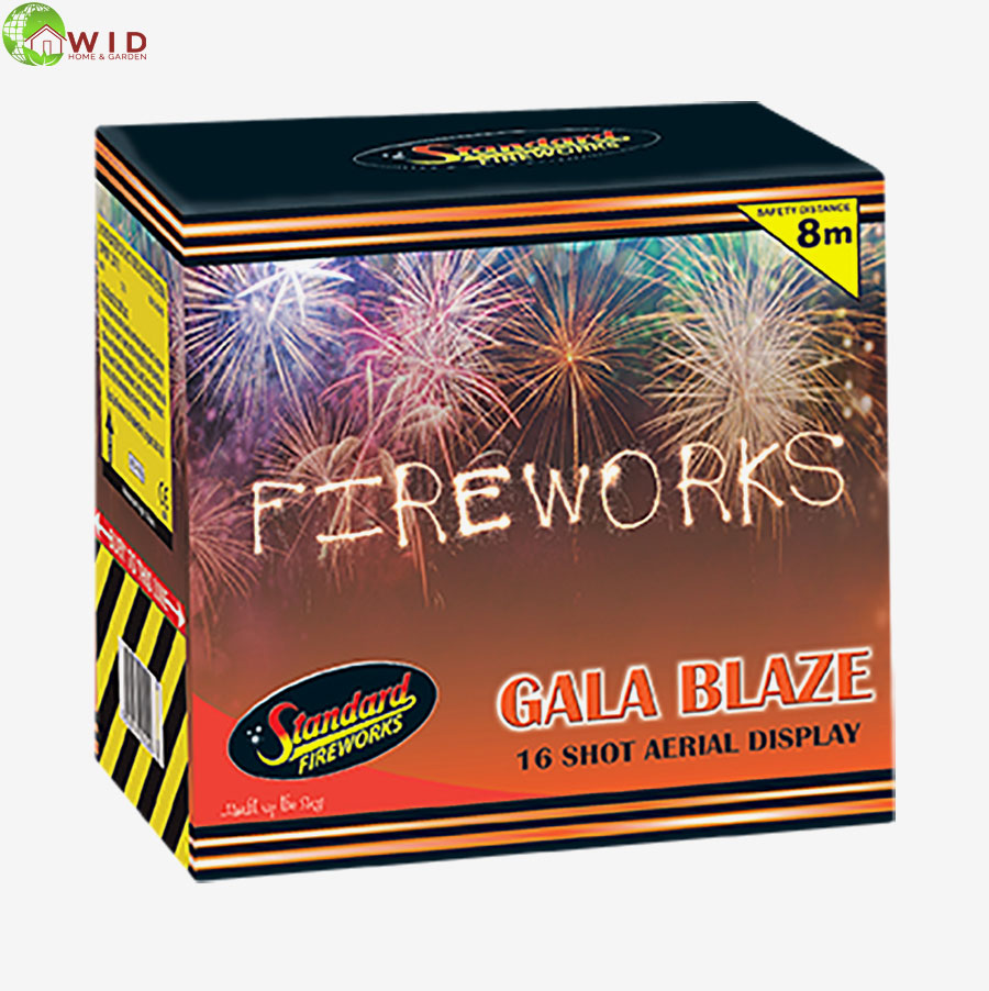 fireworks multi shot 16 shots Gala blaze uk