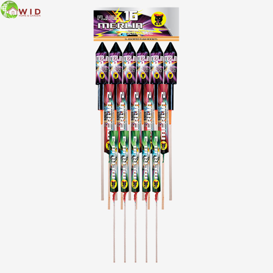 firework, Merlin rocket pack x 16 UK