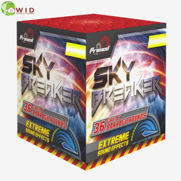 fireworks multi shot 36 shots sky breaker uk