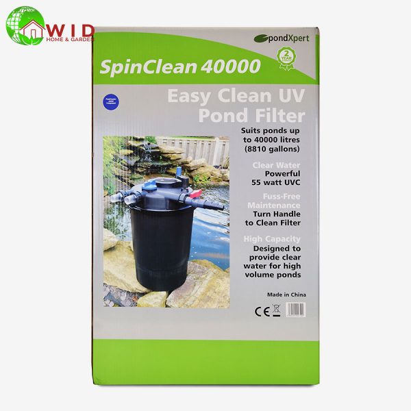 Spin clean 40000 uv pond filter uk