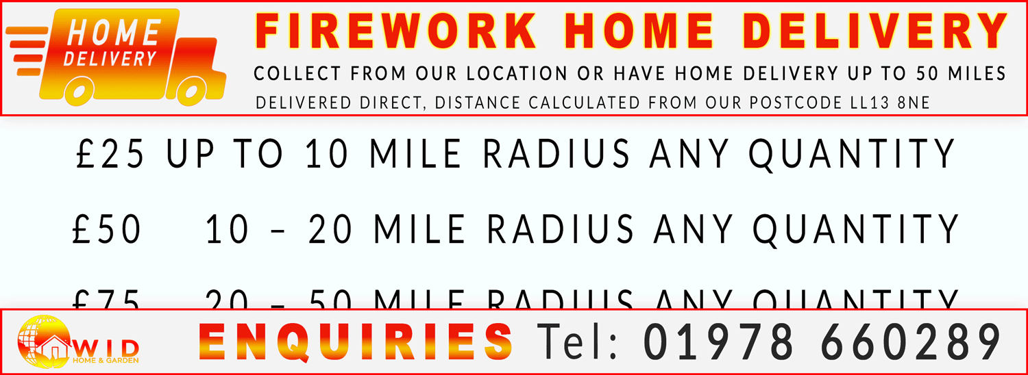 Fireworks delivery offer
