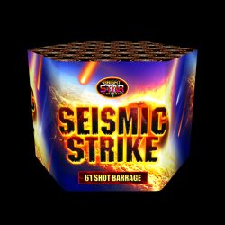 Seismic Strike 61 shot firework